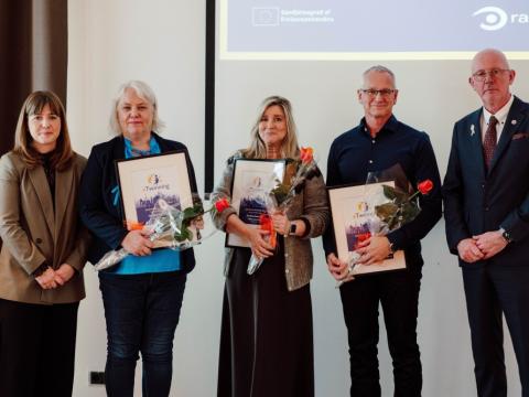Awards presented for the Boat Games at the Icelandic Center for Research.