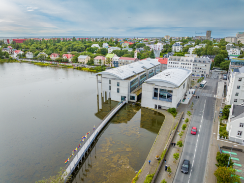 Reykjavík City Hall from above