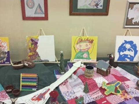 From an Art Without Borders exhibit in Egilsstaðir