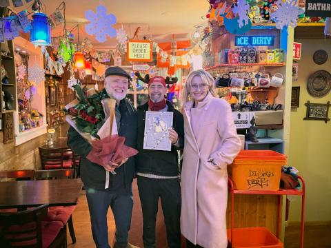 Þórhallur Vilhjálmsson, Glen Barkan og Heiða BJörg Hilmisdóttir