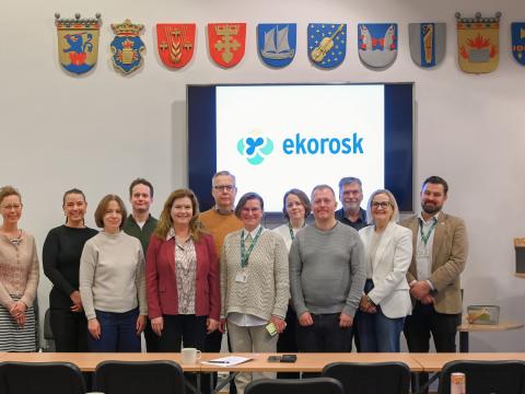 Fulltrúar Reykjavíkur og Jakobstad.