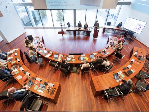 Yfirlitsmynd yfir fund borgarstjórnar 20. janúar 2026