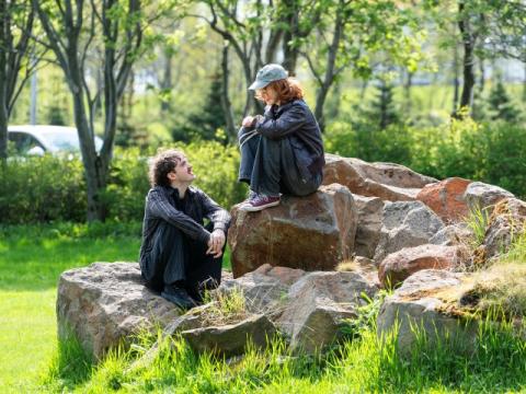 Hamingja og tré í borginni