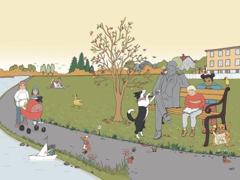 Miðbæjarrottan í bókmenntaborg