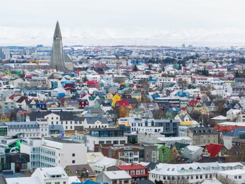 yfirlitsmynd yfir Reykjavík