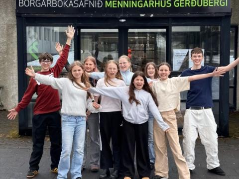 Erindrekarnir við Borgarbókasafnið í Gerðubergi 