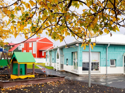 Mynd af leikskólanum Sæborg.