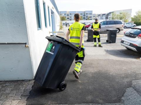 Starfsmenn sorphirðu Reykjavíkur við störf