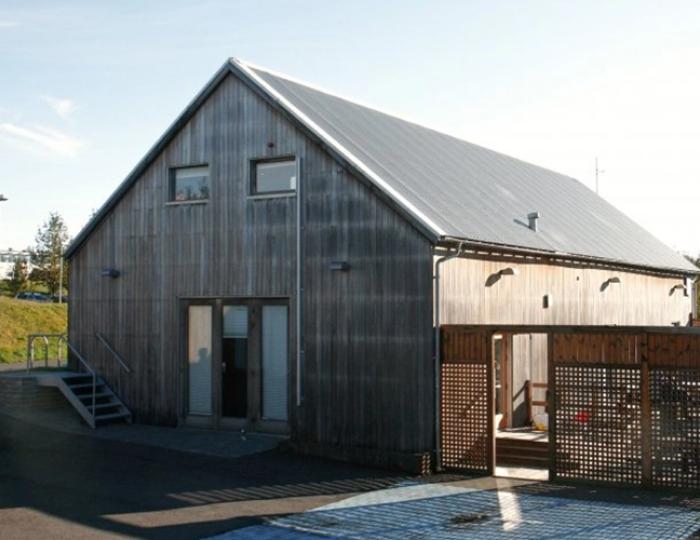 Hlaðan við Gufunesbæ.