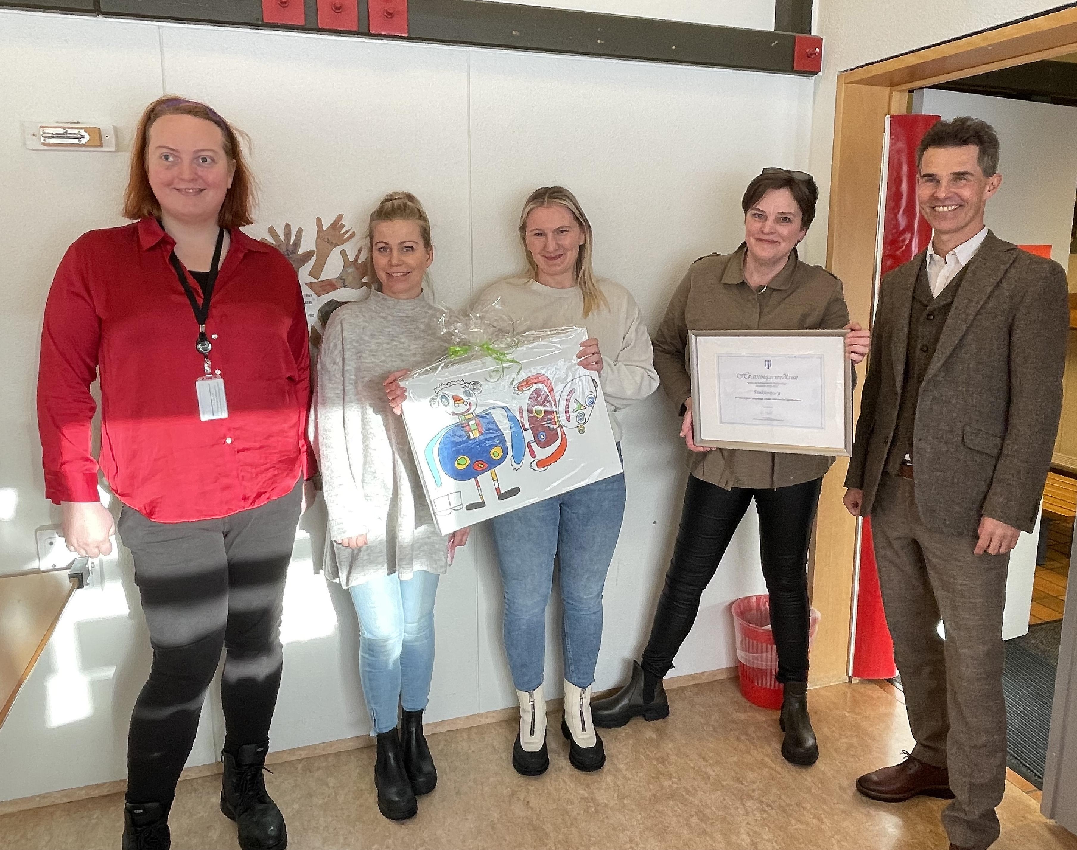 Handhafar hvatningarverðlauna í Stakkaborg 