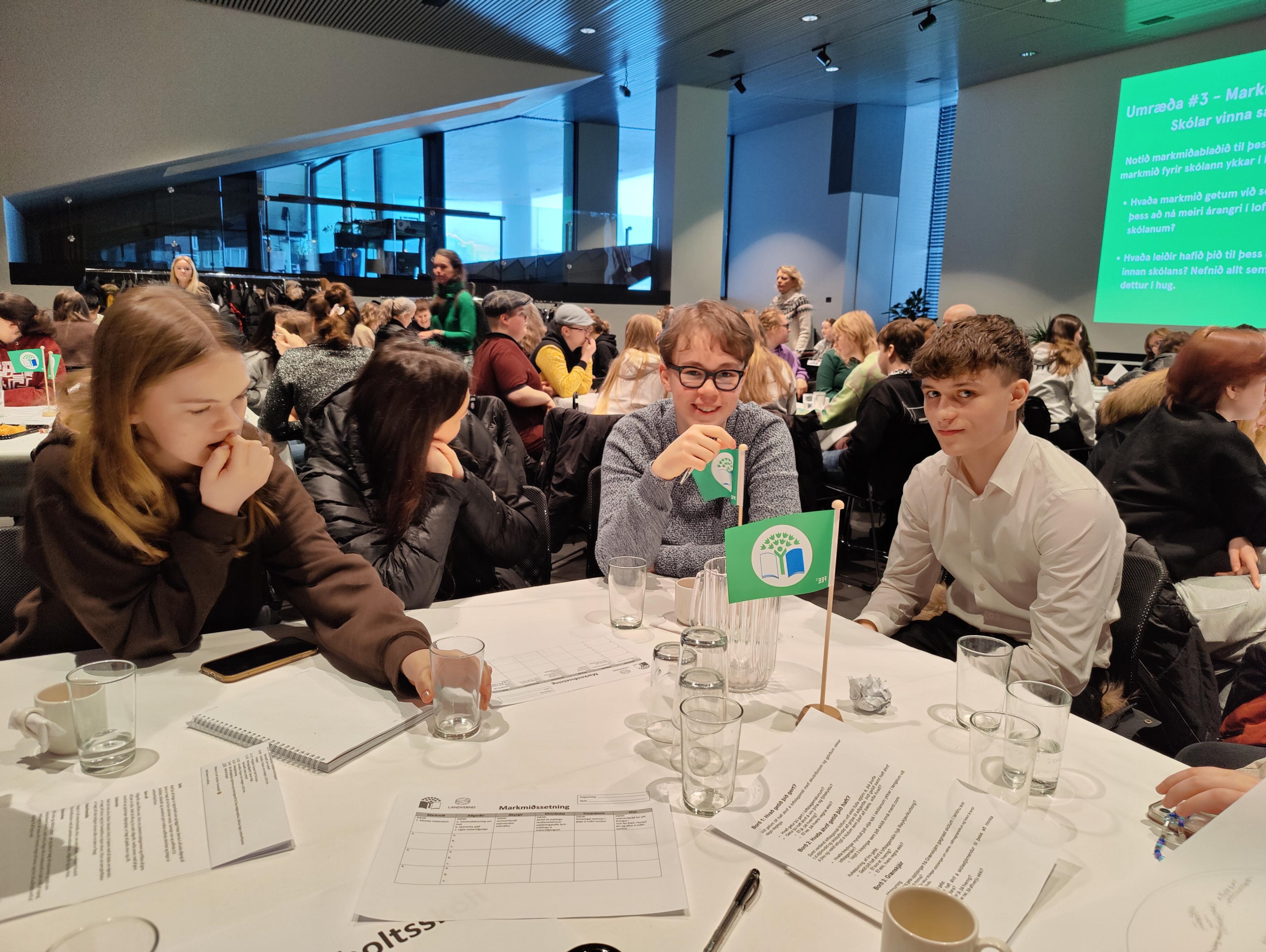 Frá Loftslagsþingi í Ráðhúsinu.