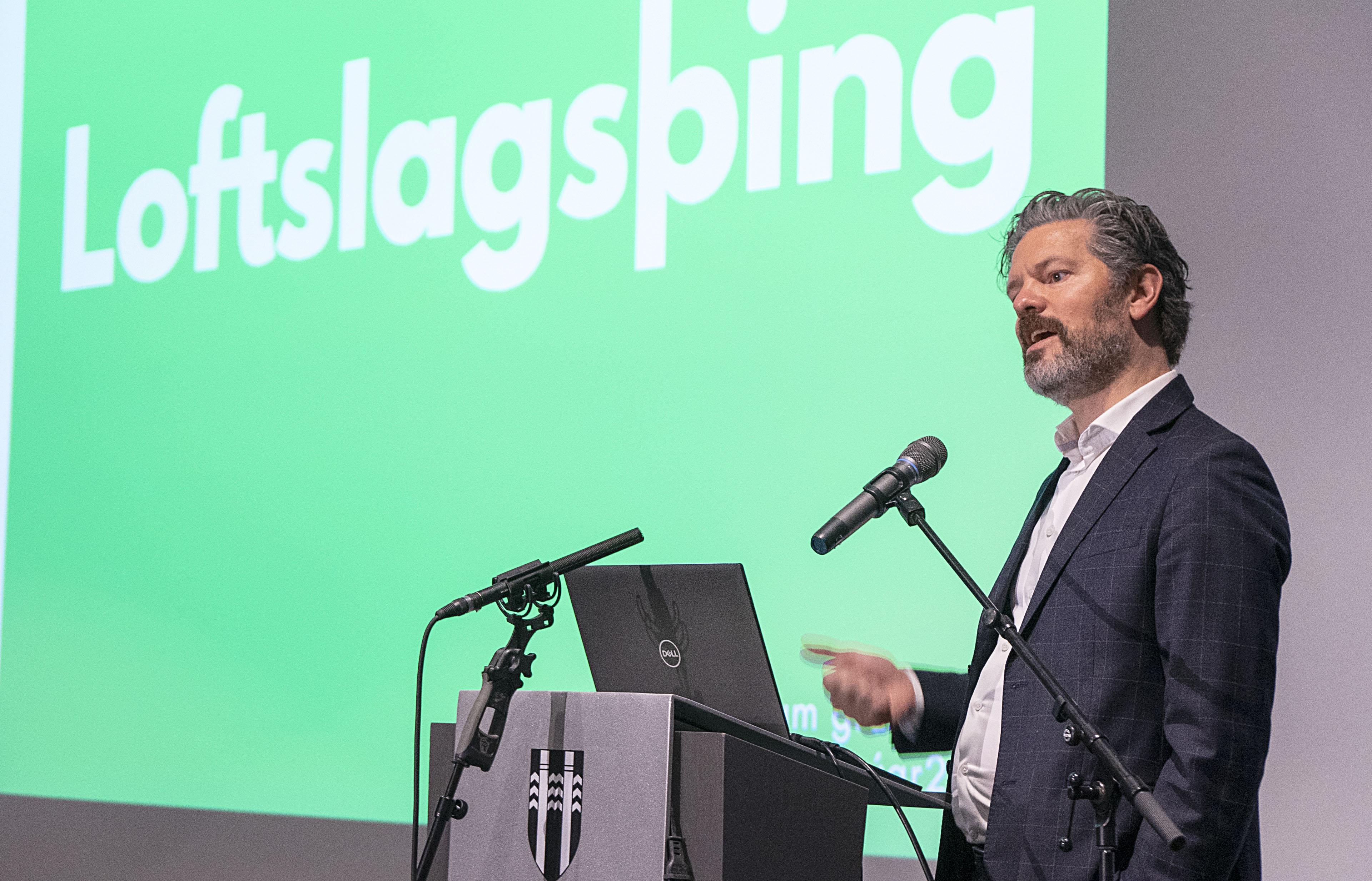 Dagur B. Eggertsson borgarstjóri sagði gott að sjá áhuga unga fólksins á umhverfinu og framtíðinni.