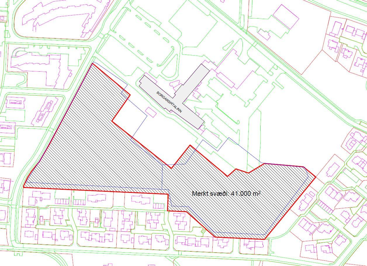 Á lóðinni í Fossvogi mun Reykjavíkurborg þróa aukna íbúðabyggð.