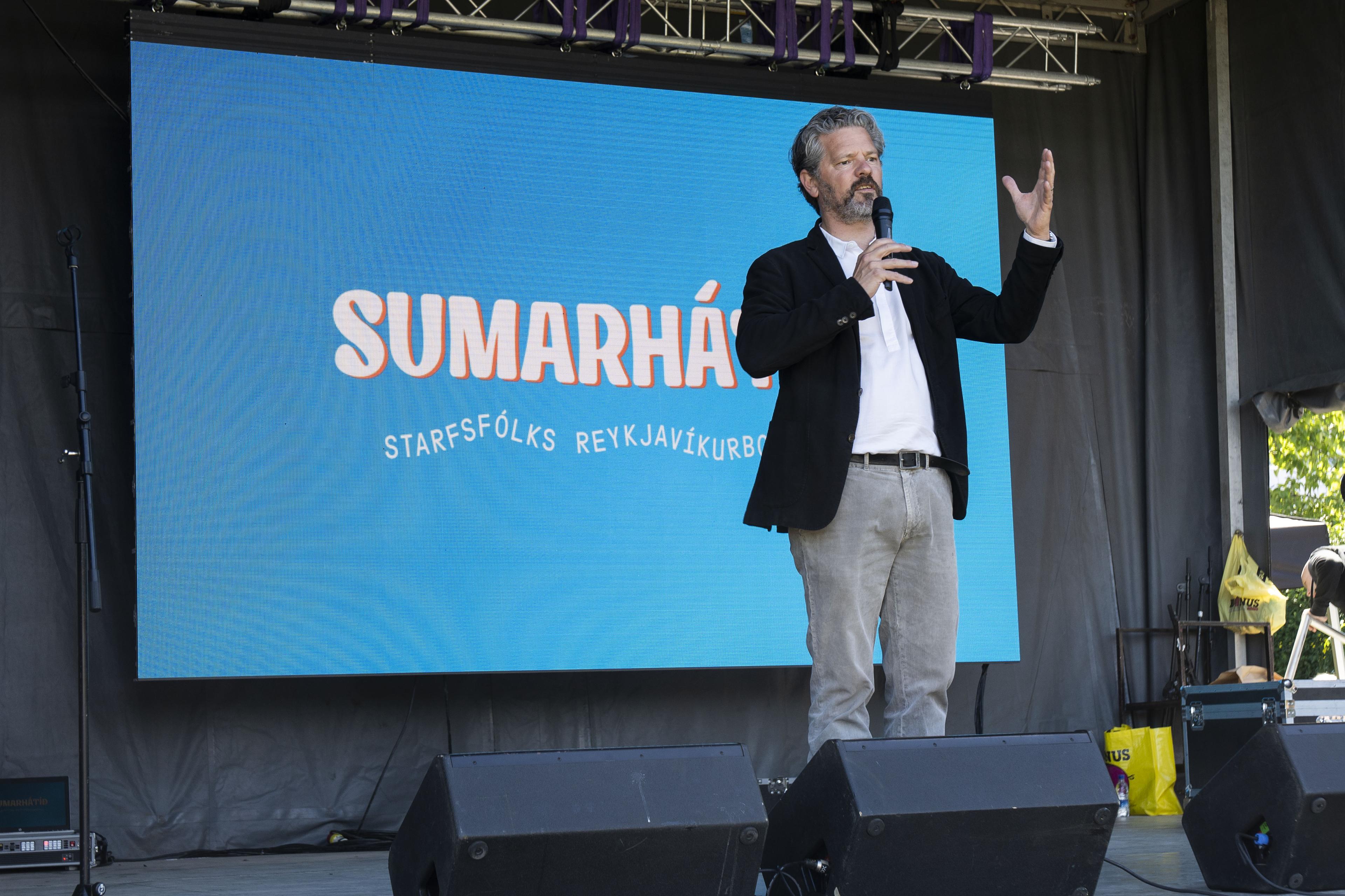 Dagur B. Eggertsson borgarstjóri ávarpaði hátíðargesti.