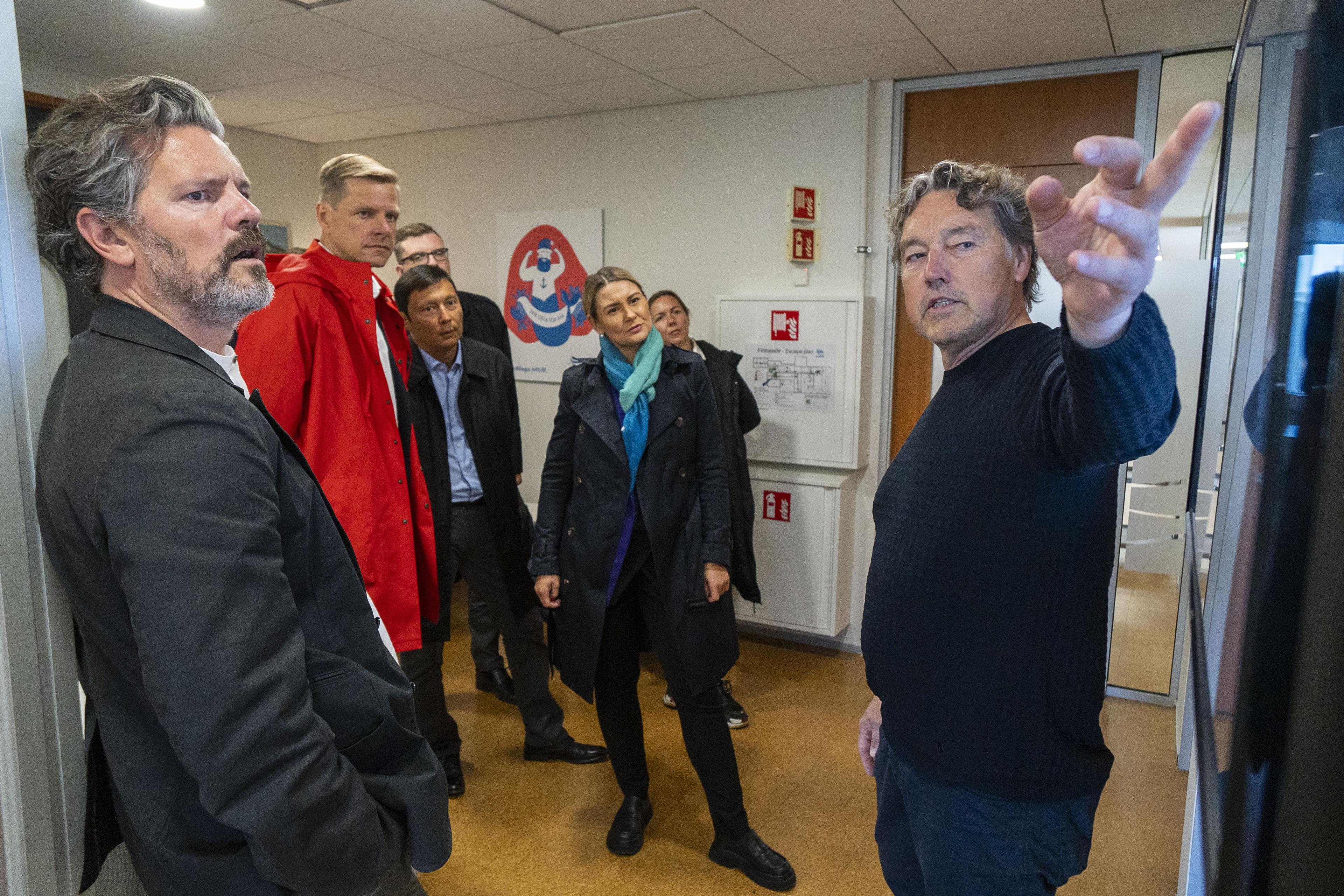 Borgarstjórar höfuðborga Eystrasaltsríkjanna ásamt fylgdarliði