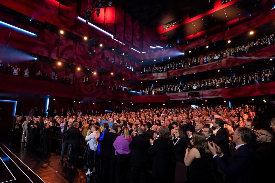 Harpan var þétt setin á hátíðinni.