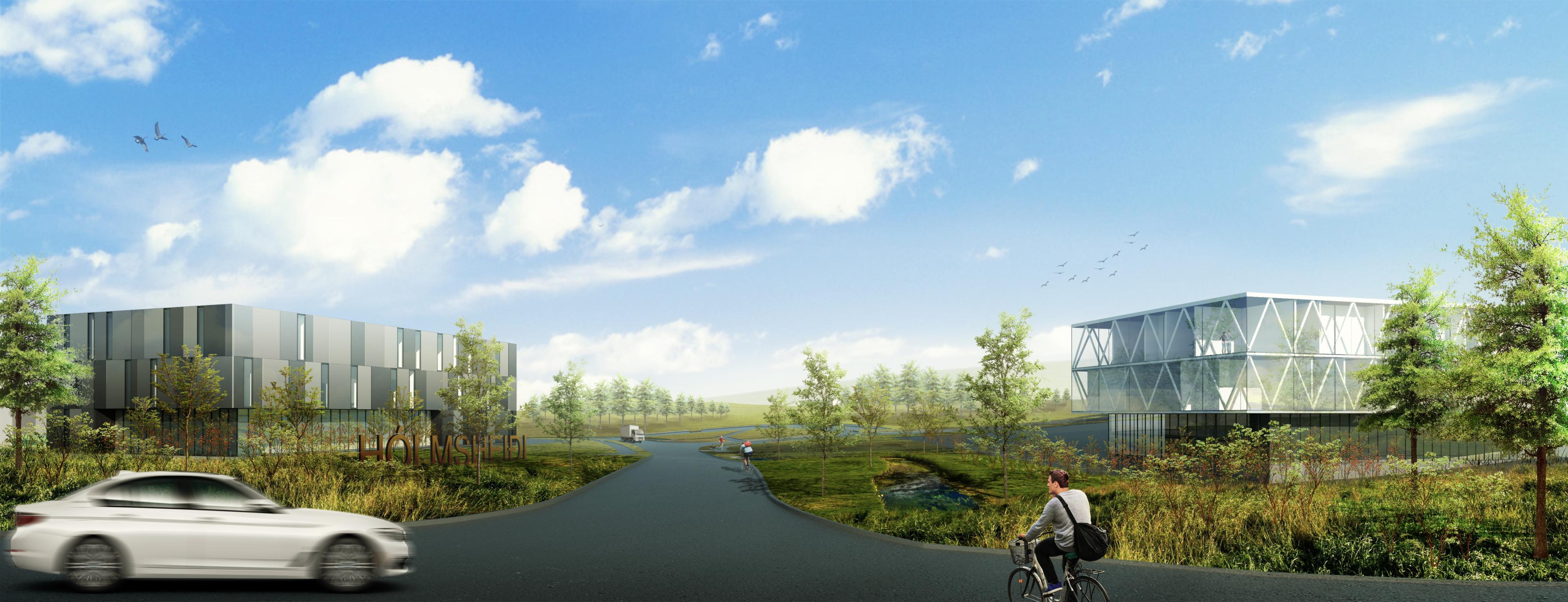 Hólmsheiði. Hugmyndir arkitekta að atvinnusvæði.