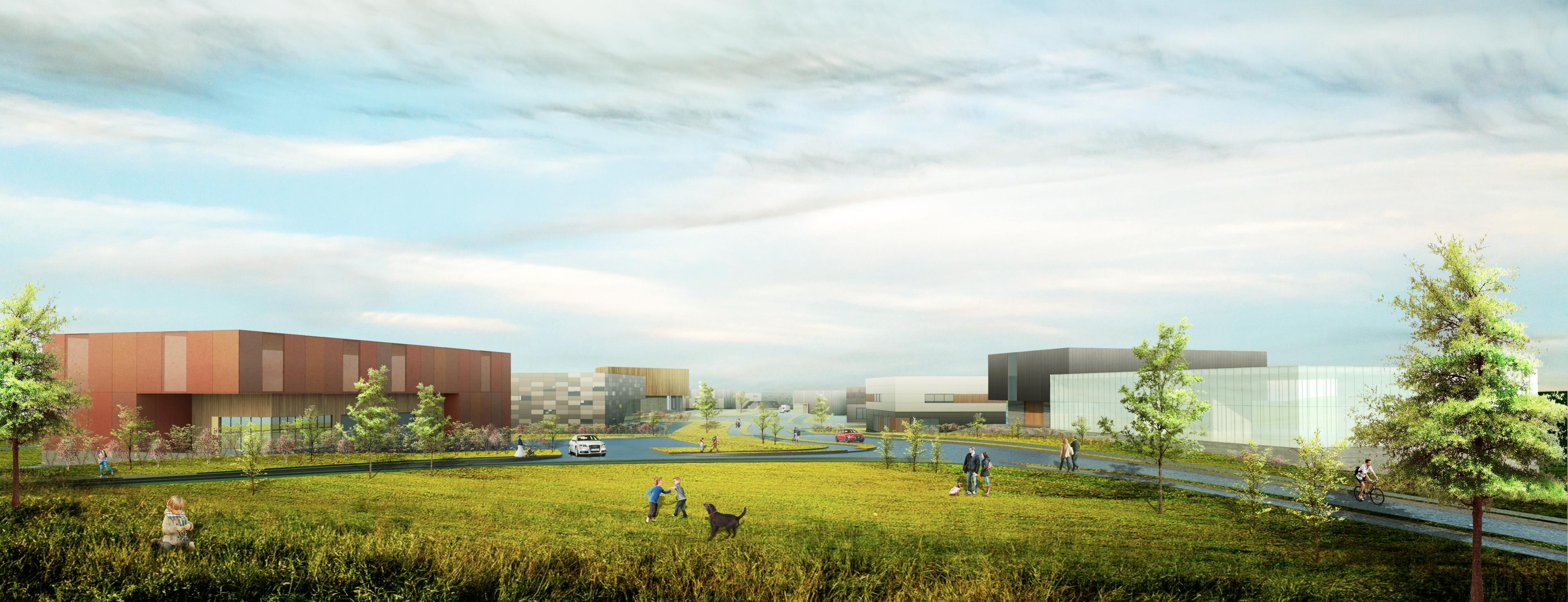 Hólmsheiði. Hugmyndir arkitekta að atvinnusvæði. Arkís fyrir Reykjavíkurborg