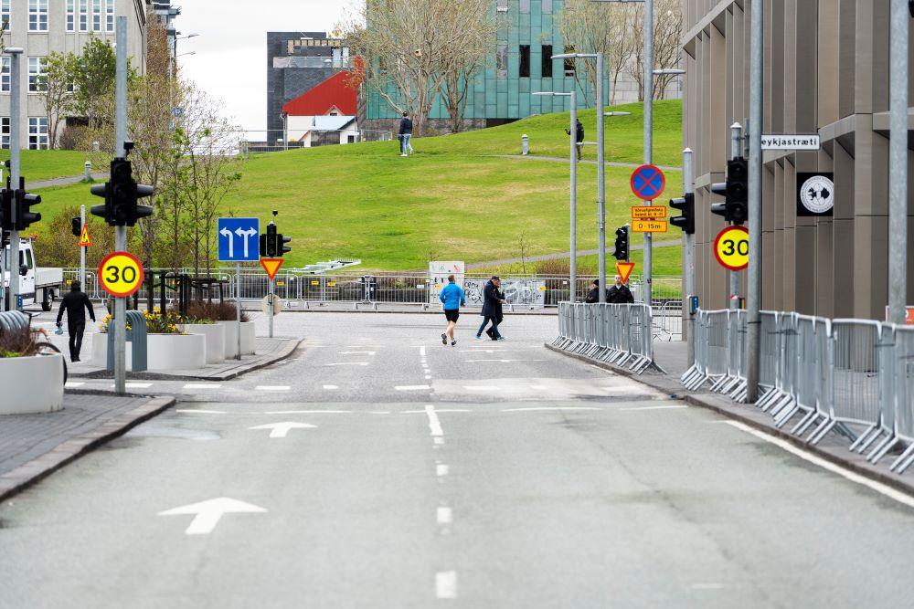 Miðborgin er opin fyrir fólk sem er gangandi eða hjólandi.