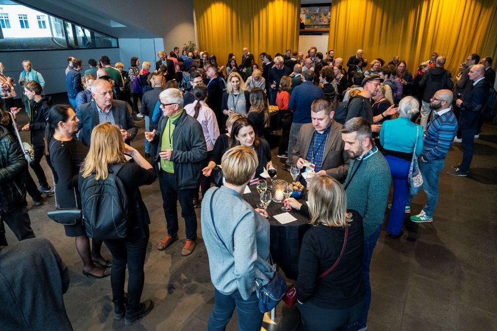 Gestir EURA ráðstefnu í Tjarnarsal Ráðhússins.