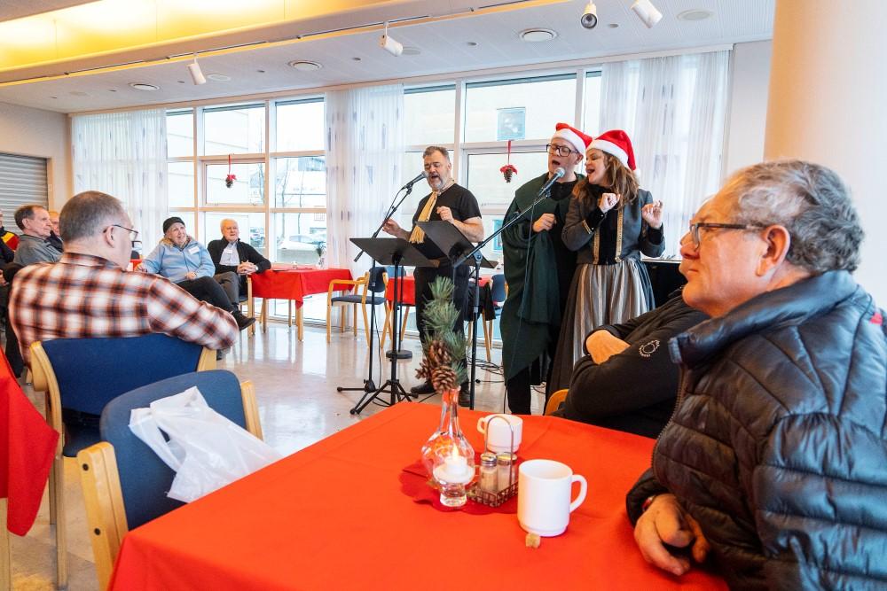 Aðventustund á Vitatorgi.