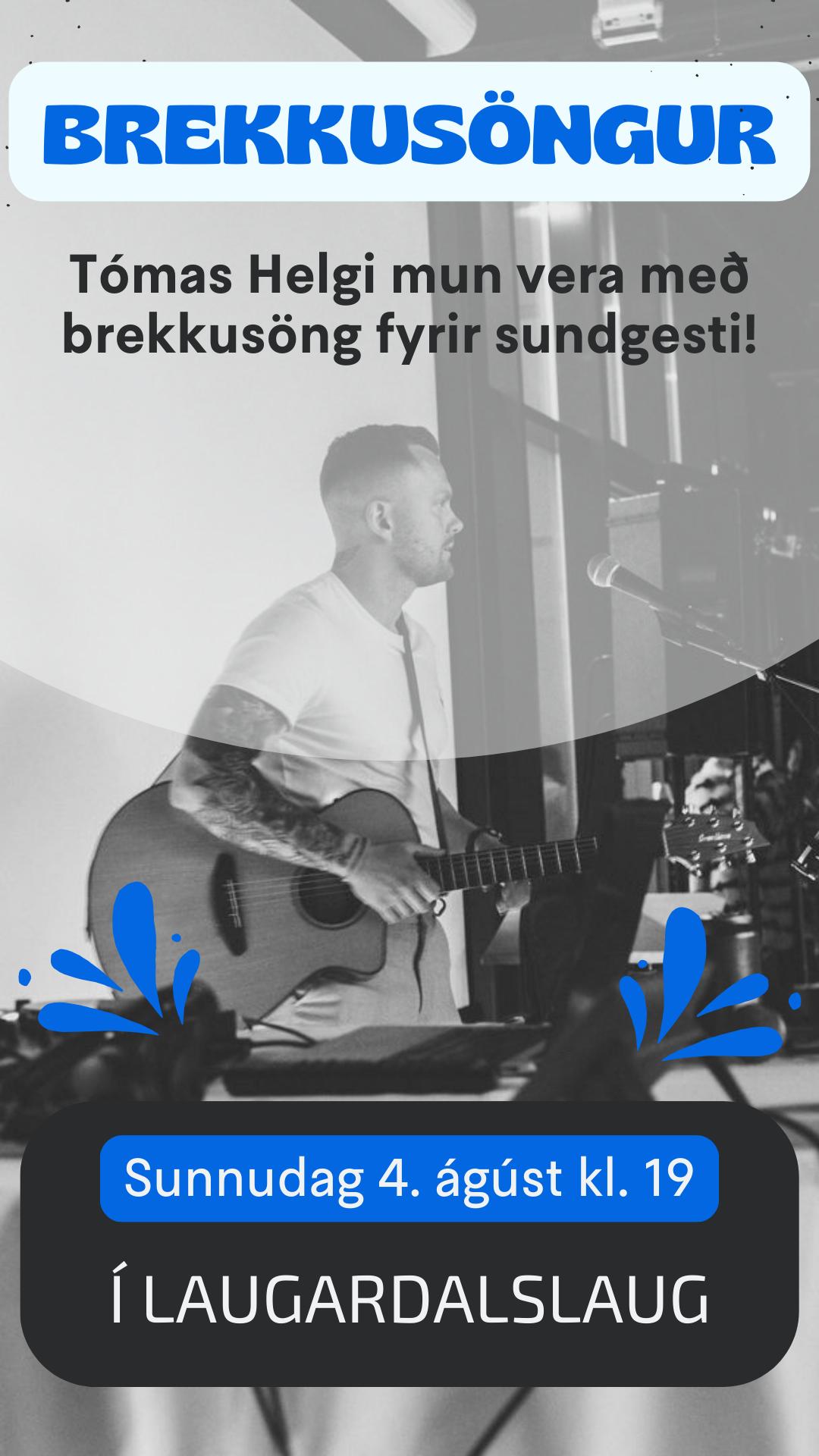 Bekkusöngur í Laugardalslaug 