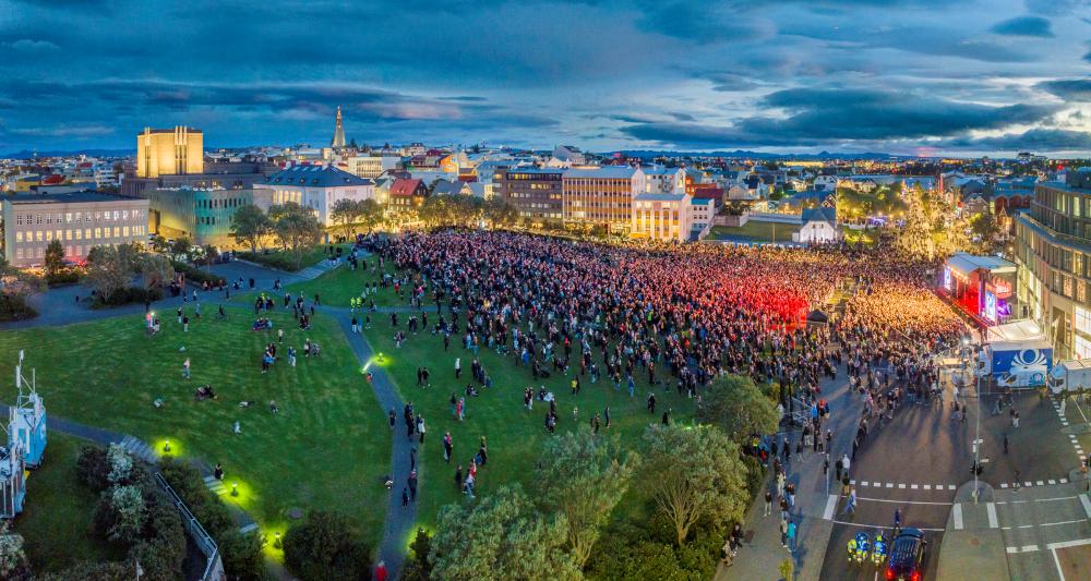 Arnarhóll á Menningarnótt 2024