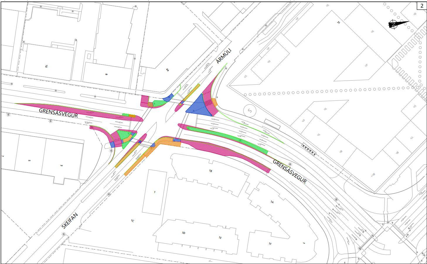 Yfirlitsmynd framkvæmda