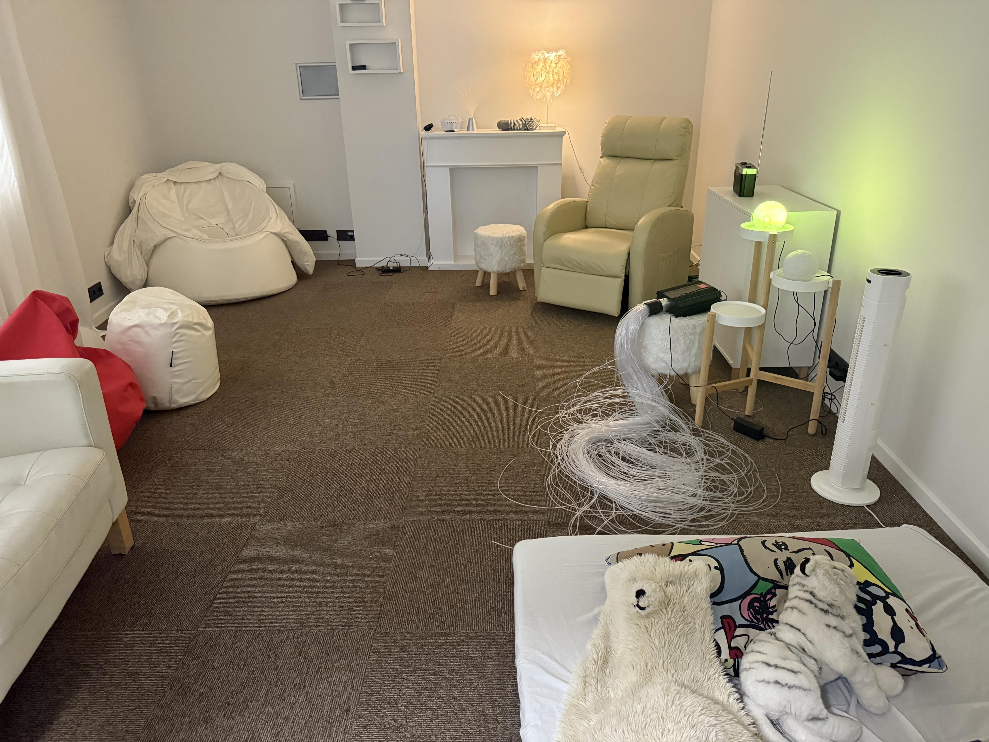 Sensory room where people can relax