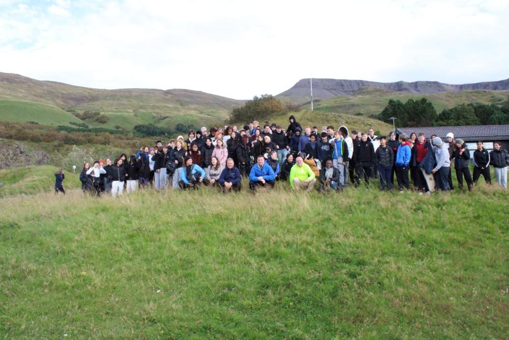 Breiðholtsskóli upper primary school's Mount Esja hike