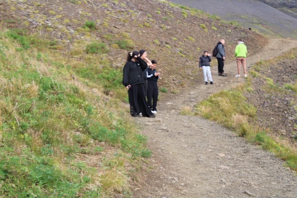 Breiðholtsskóli upper primary school's Mount Esja hike