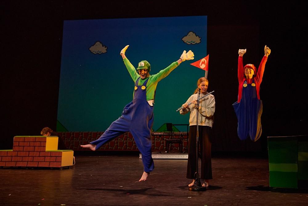 Atriði Dalskóla í Skrekk 2025.