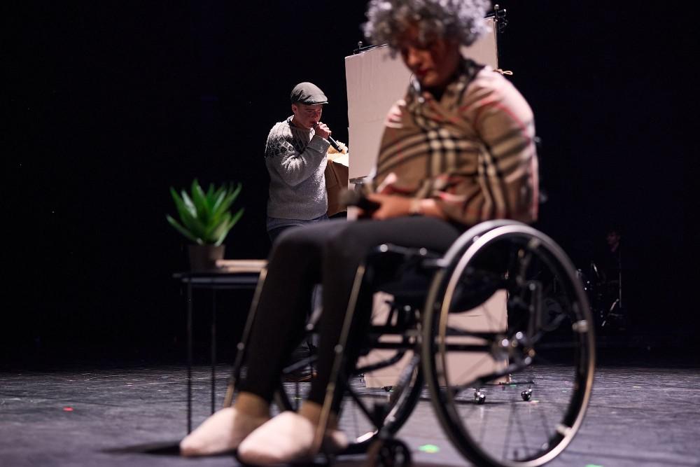 Atriði Víkurskóla í Skrekk 2025.