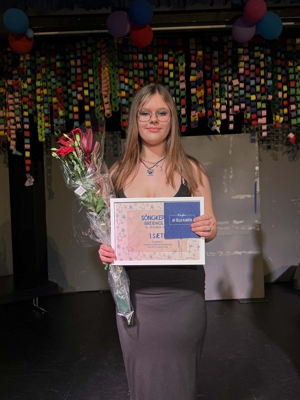 Mynd frá Söngvakeppni Breiðholts.