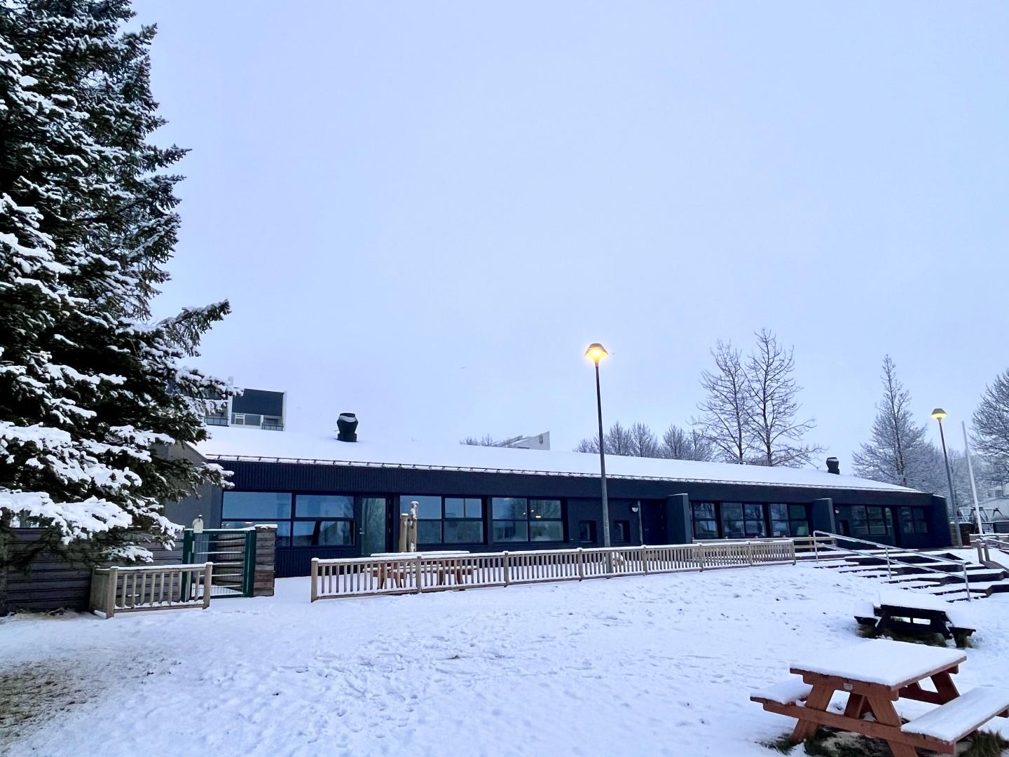 Fullkláraður leikskóli Hálsaborg ( mynd Rúnar Ingi Guðjónsson )