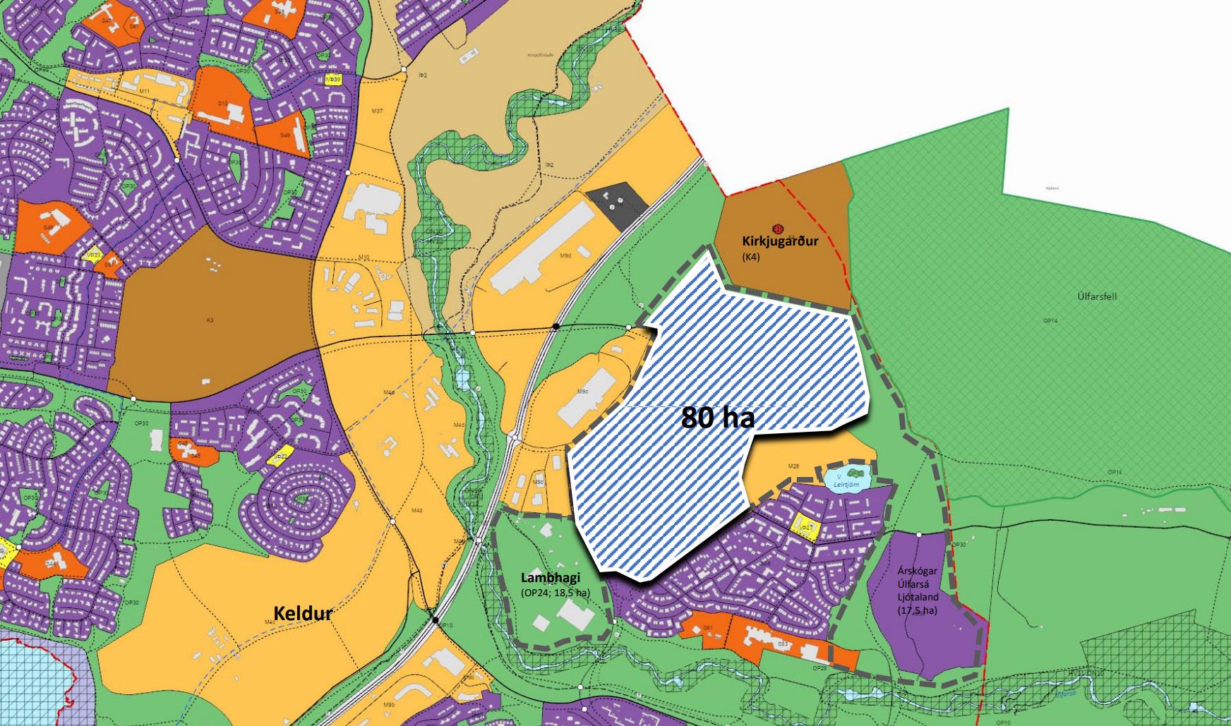 Mörk skipulagssvæðis