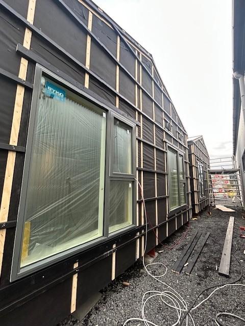 Mynd af framkvæmdum vegna stækkunar Seljaborgar.