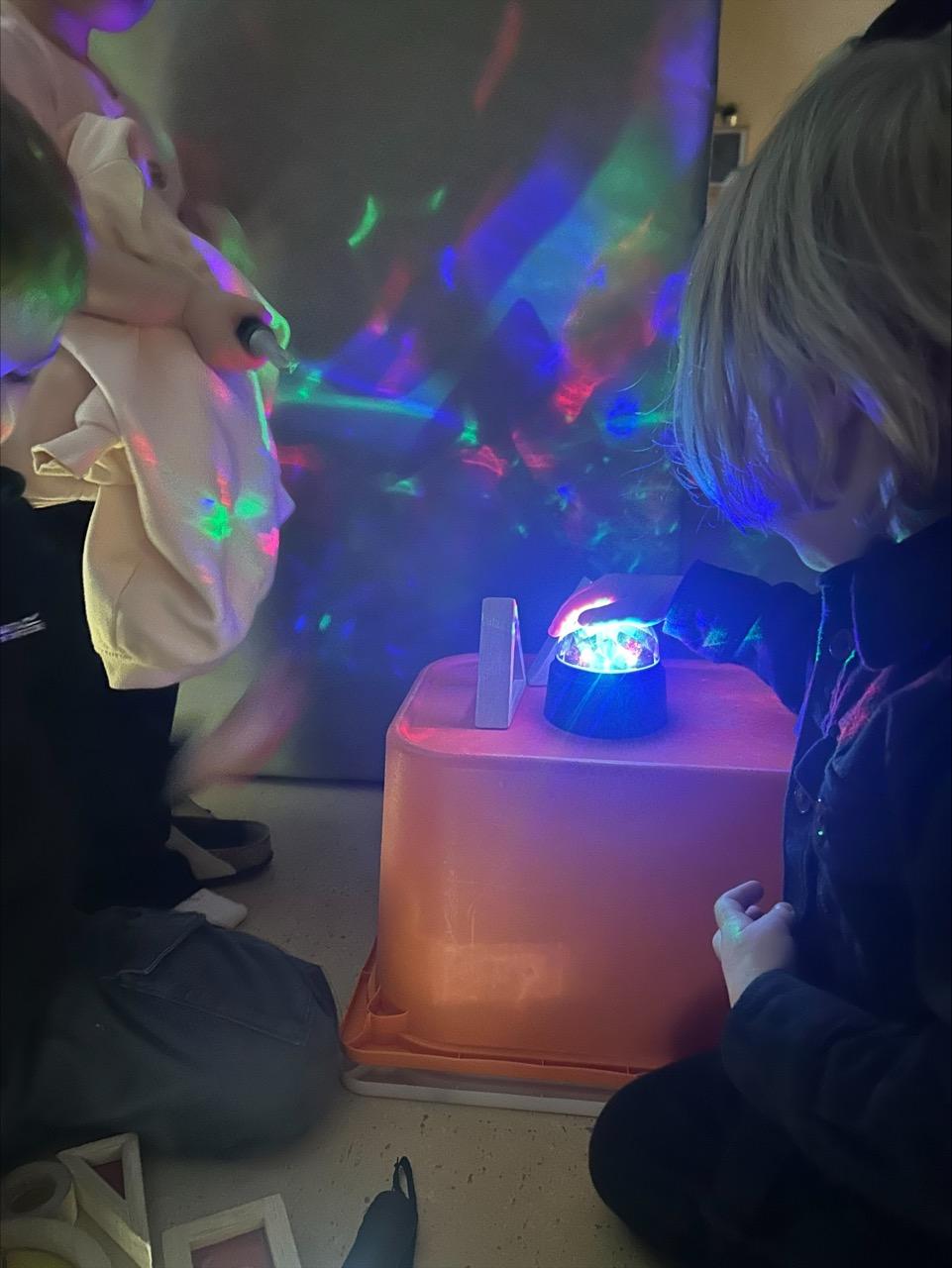 Mynd frá ljósadegi í Maríuborg.