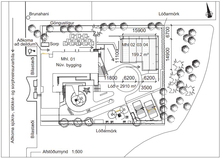 Árborg færanlegar kennslustofur
