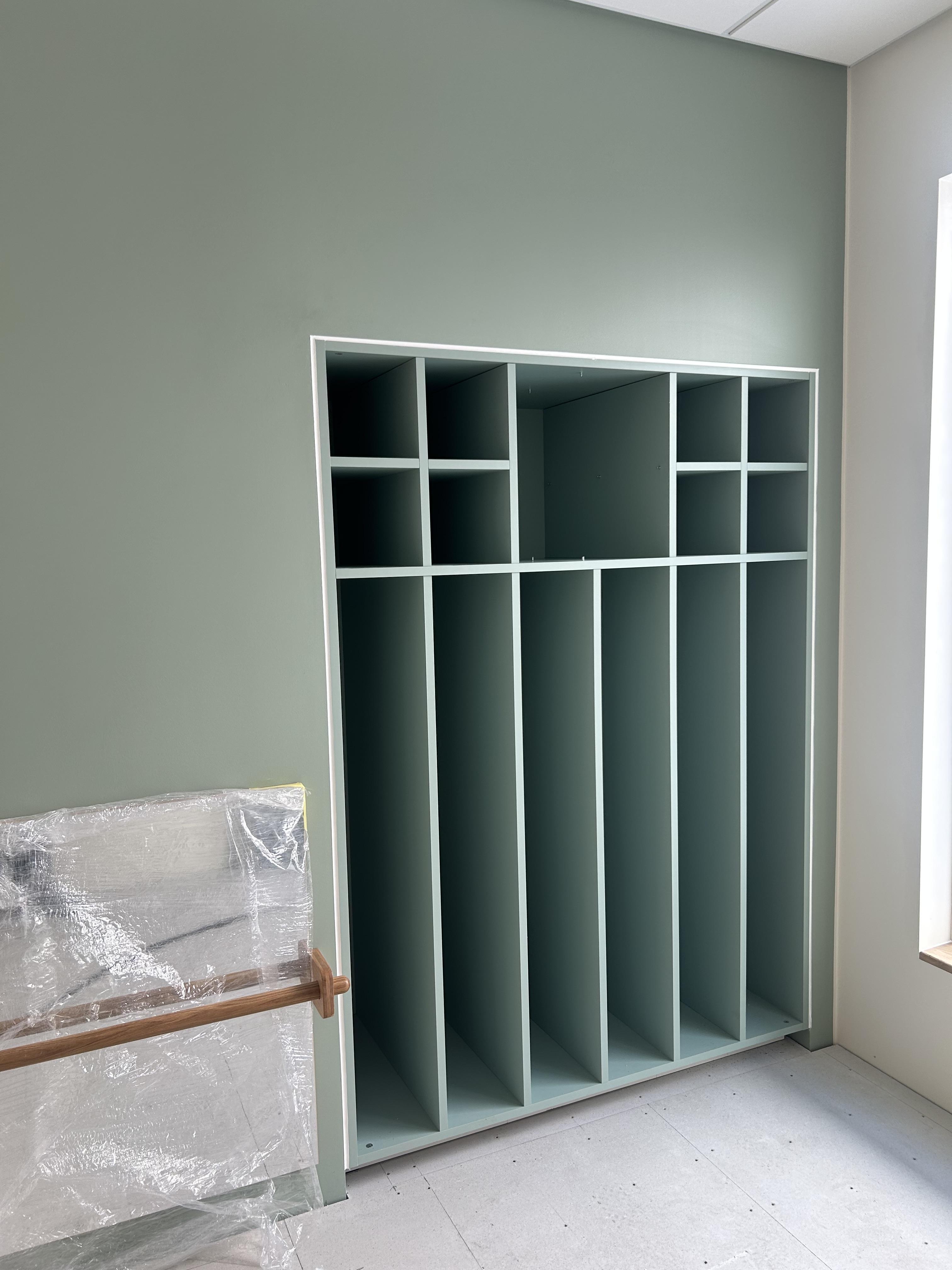 Innréttingar hvíldarrými 