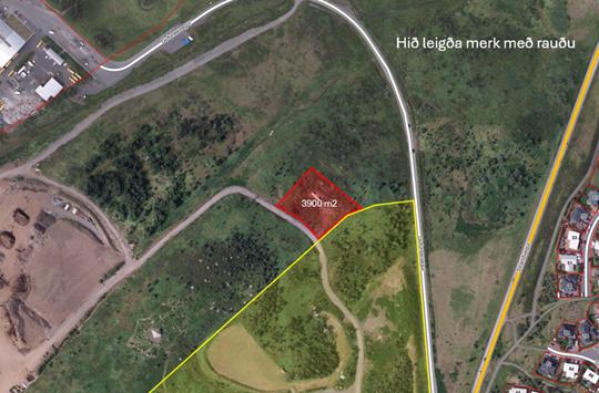 Mynd af lóð sem er til leigu í borgarlandi