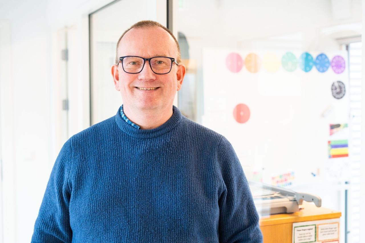 Björn Gunnlaugsson skólastjóri Laugarnesskóla.