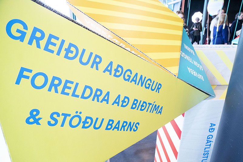 Frá sýningunni Betri borg fyrir börn í Hörpu á HönnunarMars.