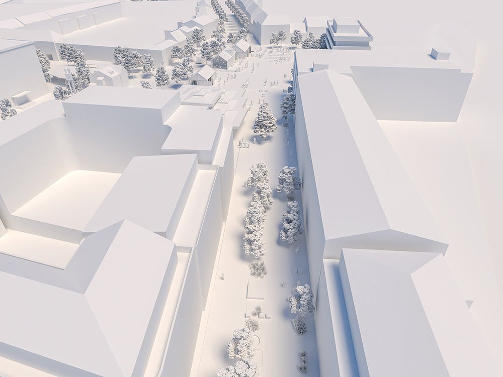 Laugavegur connection to Hlemmtorg square