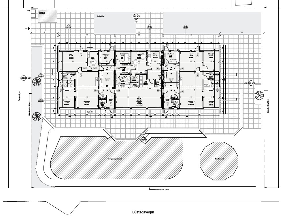 Grunnmynd - Arkitektateikning