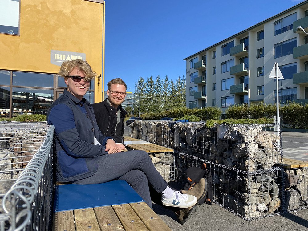New resting spot at Hrísateigur and Laugalækur.