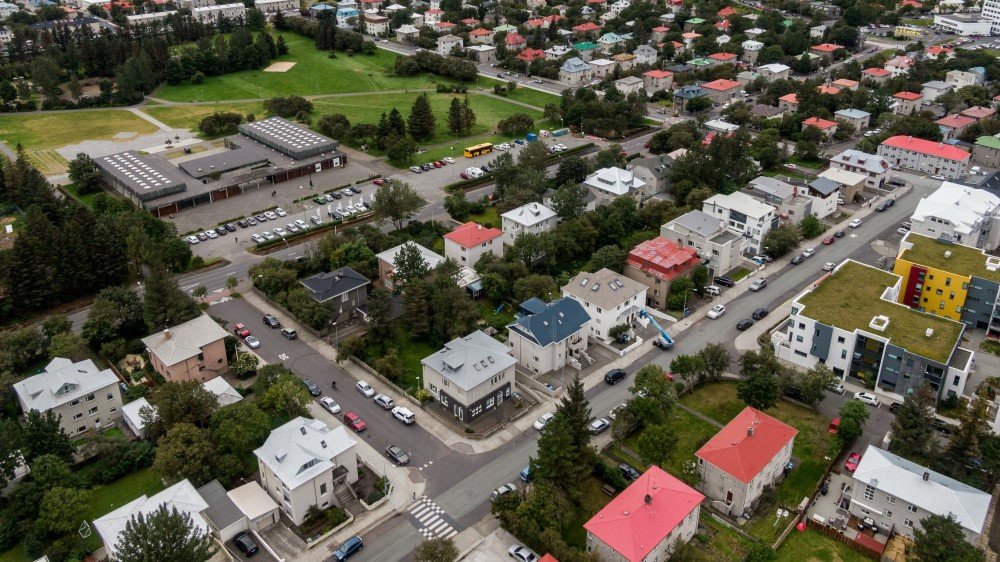 Loftmynd Klambratún