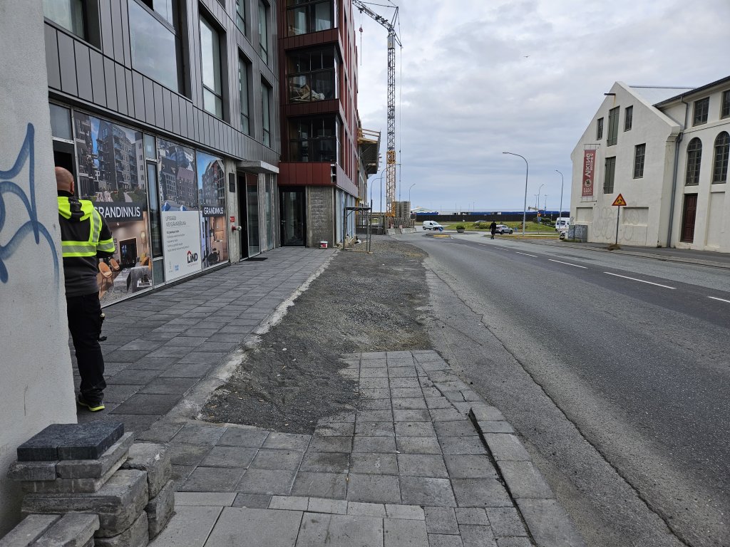 Framkvæmdasvæði 25. júlí 2023