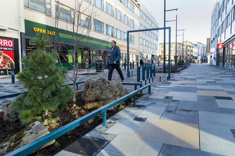 Paved area at Hlemmur.