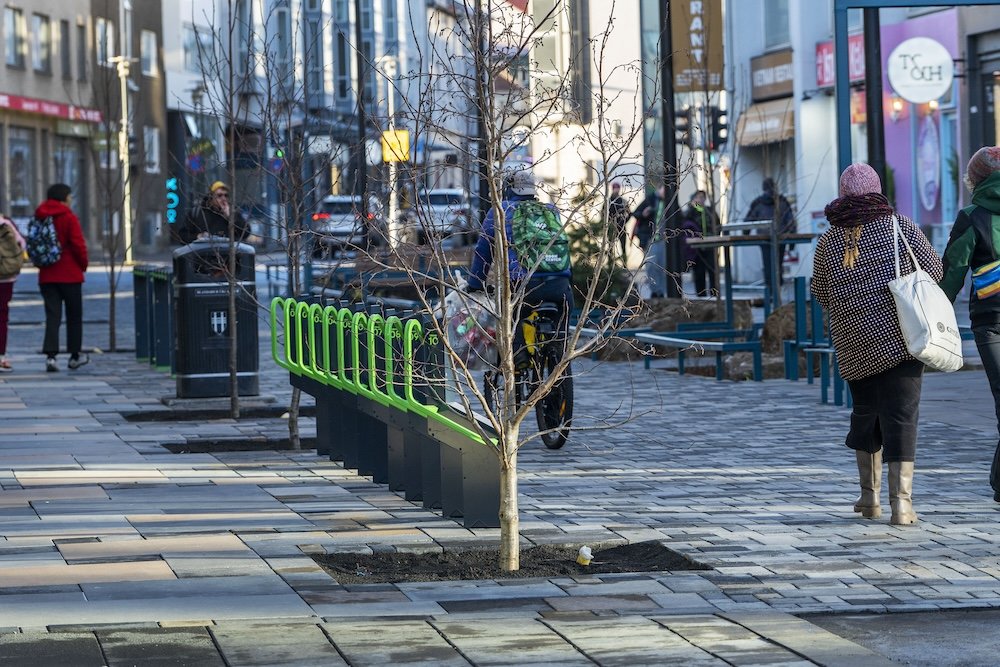 Paved area at Hlemmur.